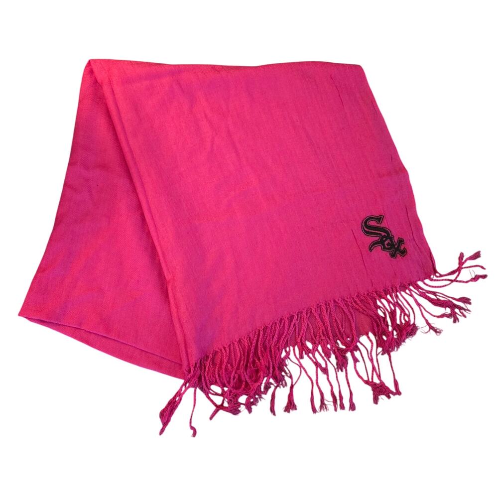 Chicago White Sox SGA Pink Pashmina Scarf Breast Cancer Awareness Pink Out
